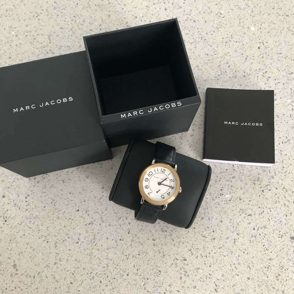 Marc Jacobs black Riley watch mj1514